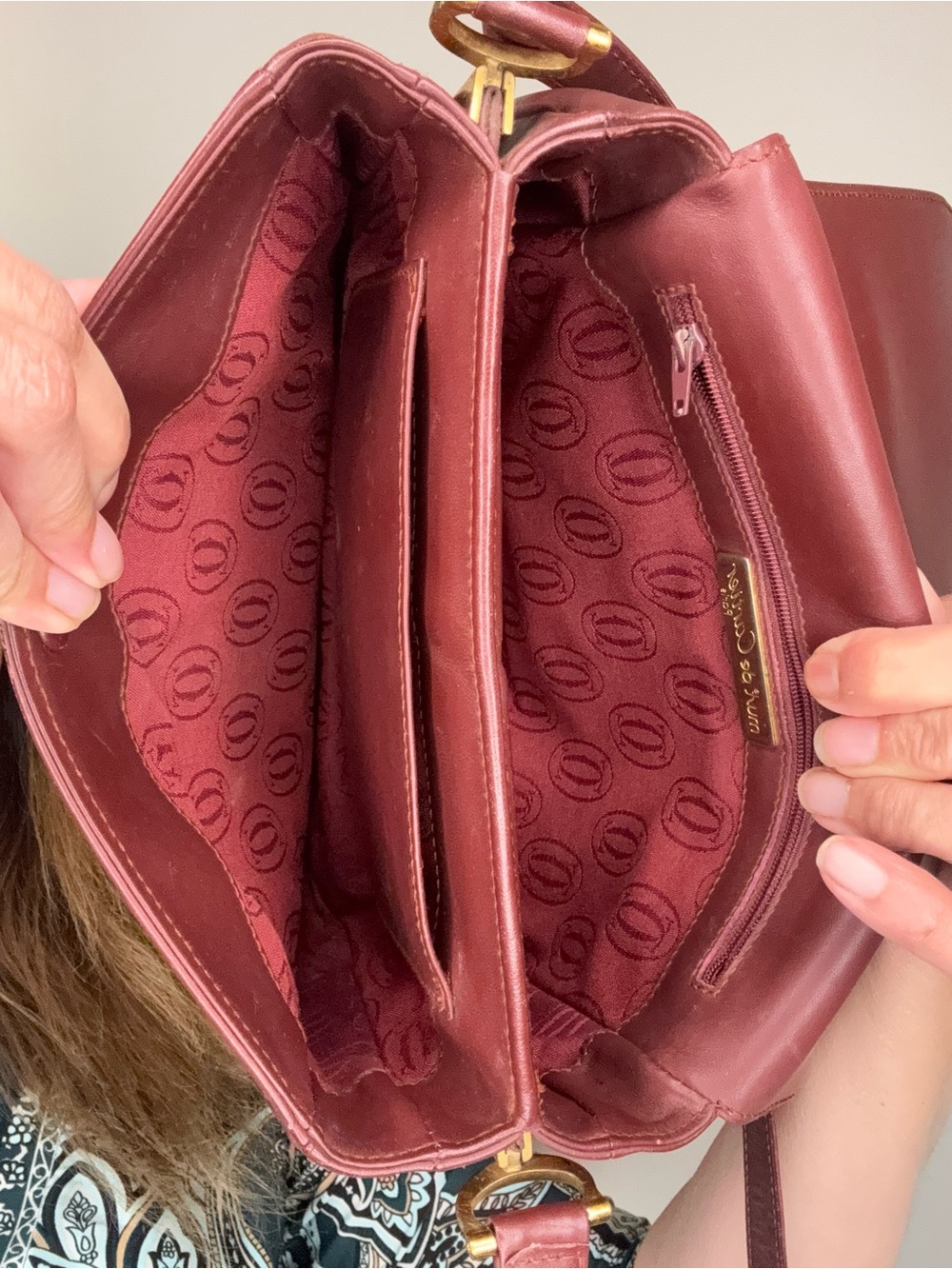 Cartier Vintage Saddle bag with COA - Picture 8 of 14